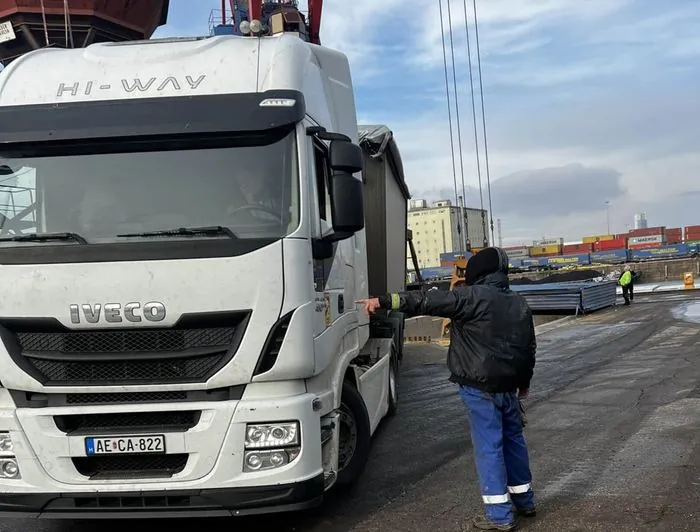 Nyerges vontató a VTS flottájából